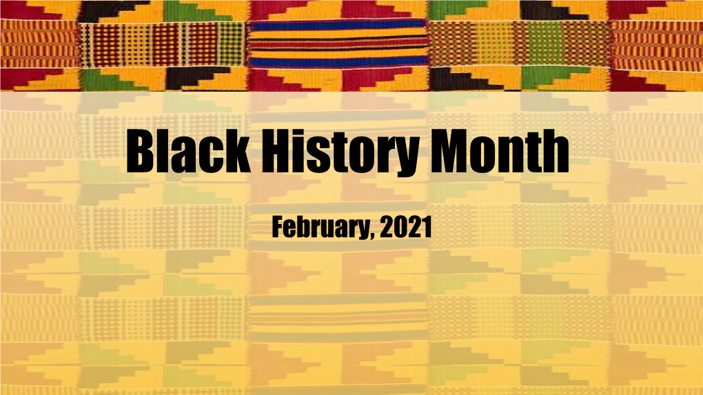 Black History Month