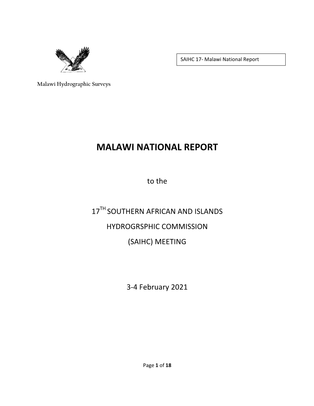 National Report (Malawi)