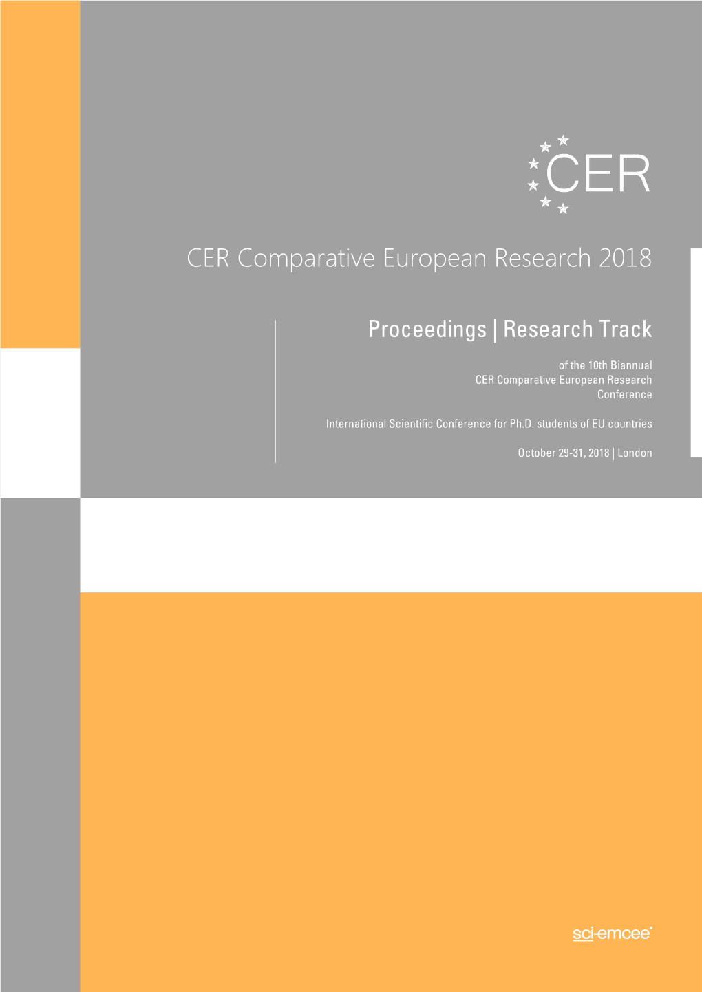 Proceedings of the 10Th CER Comparative European Research