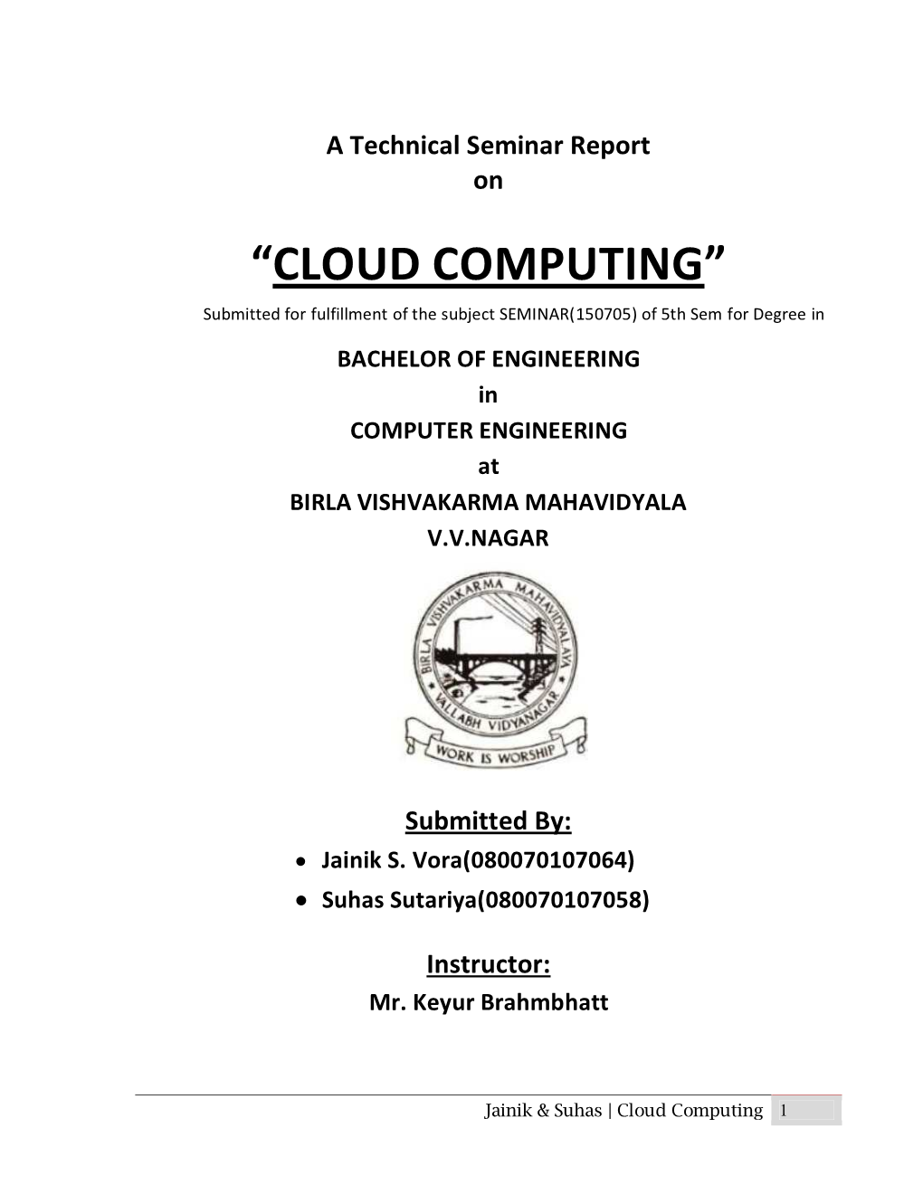 Cloud Computing