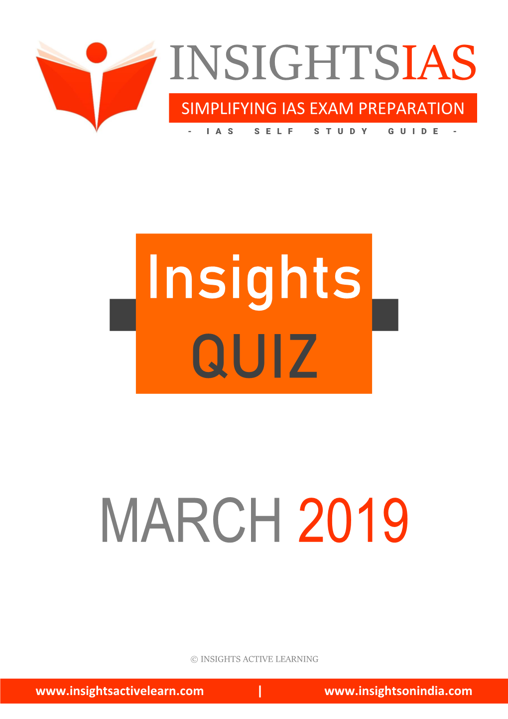 Insights March 2019 Daily Quiz