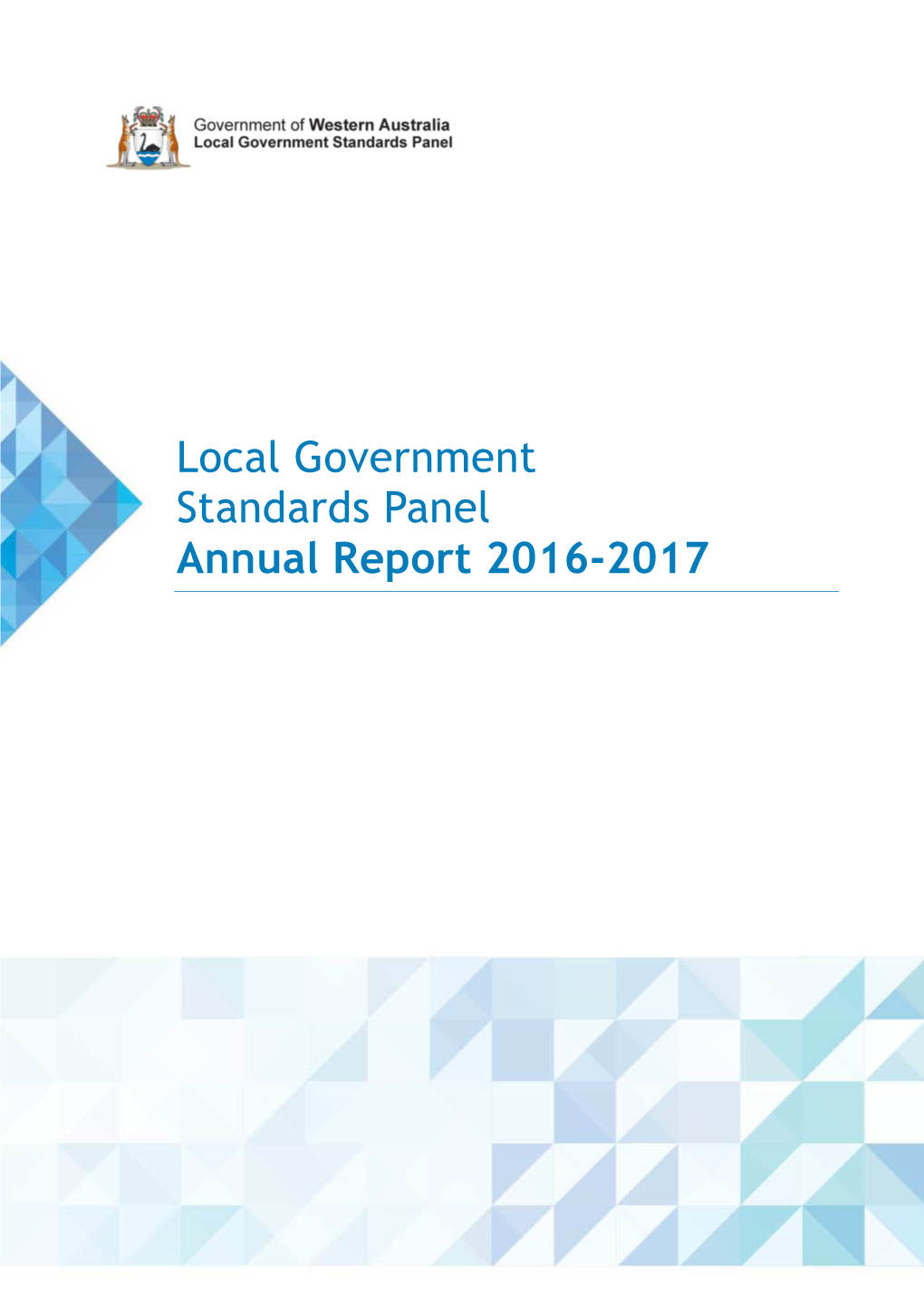 Local Government Standards Panel Annual Report 2016-2017