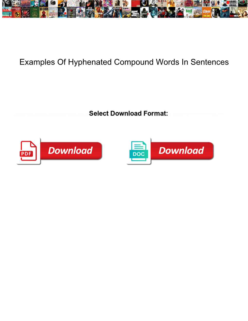 Examples of Hyphenated Compound Words in Sentences