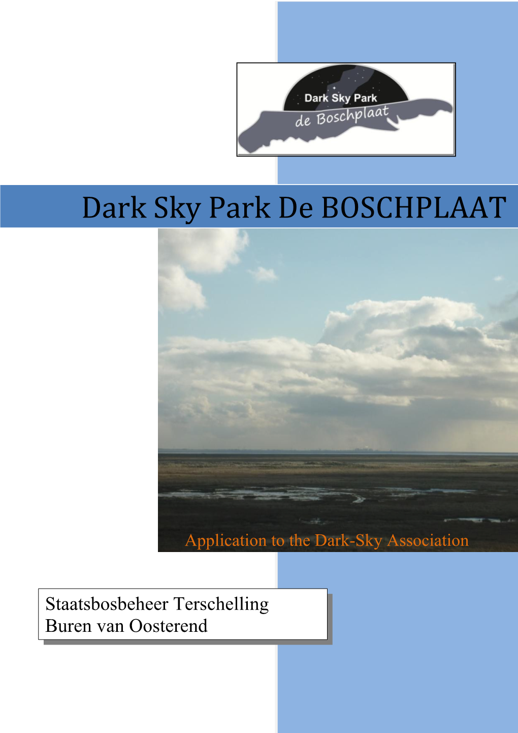 Dark Sky Park BOSCHPLAAT