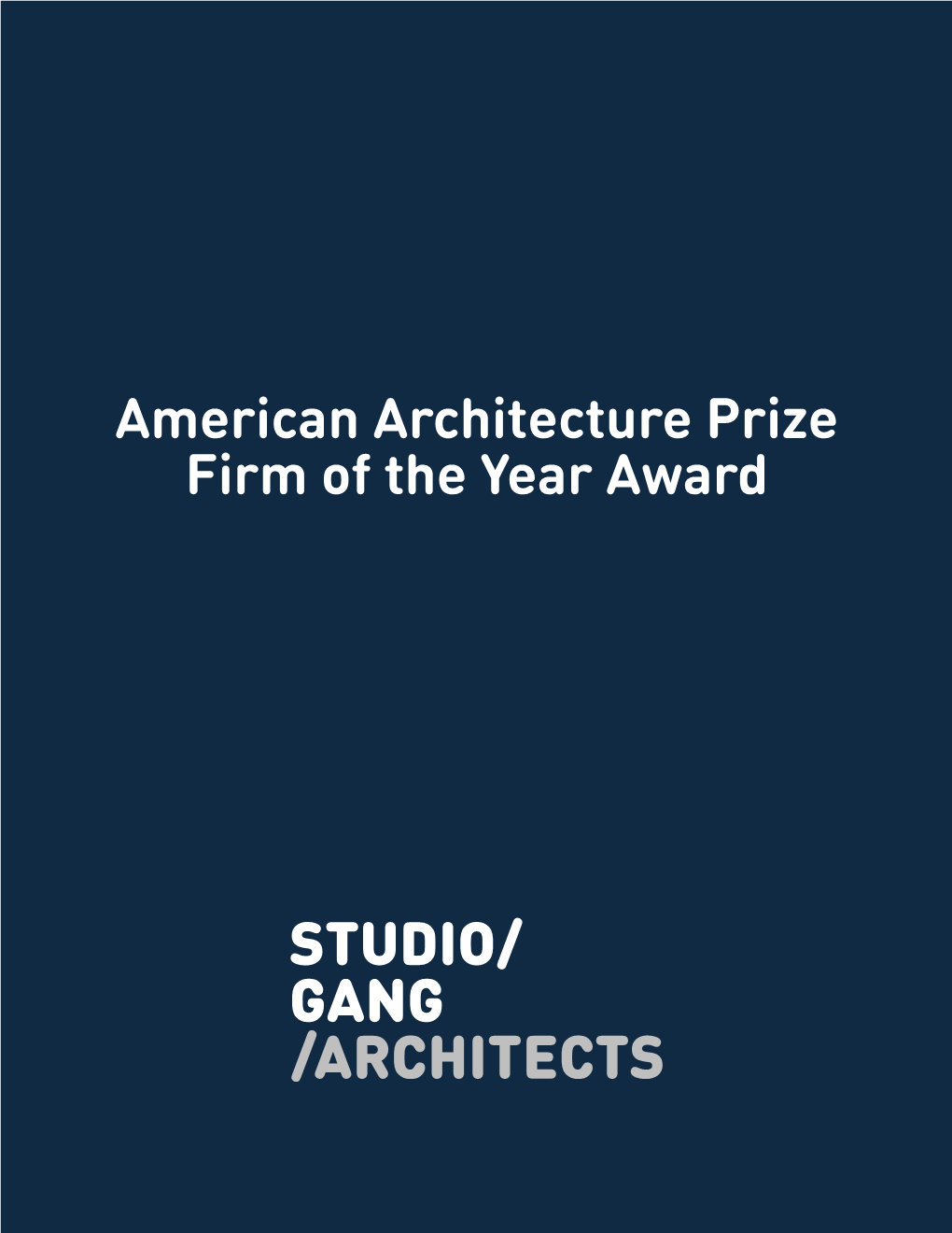 Jeanne Gang in 1997, Studio Gang Is an Architecture and Urban Design Practice with Offices in Chicago and New York