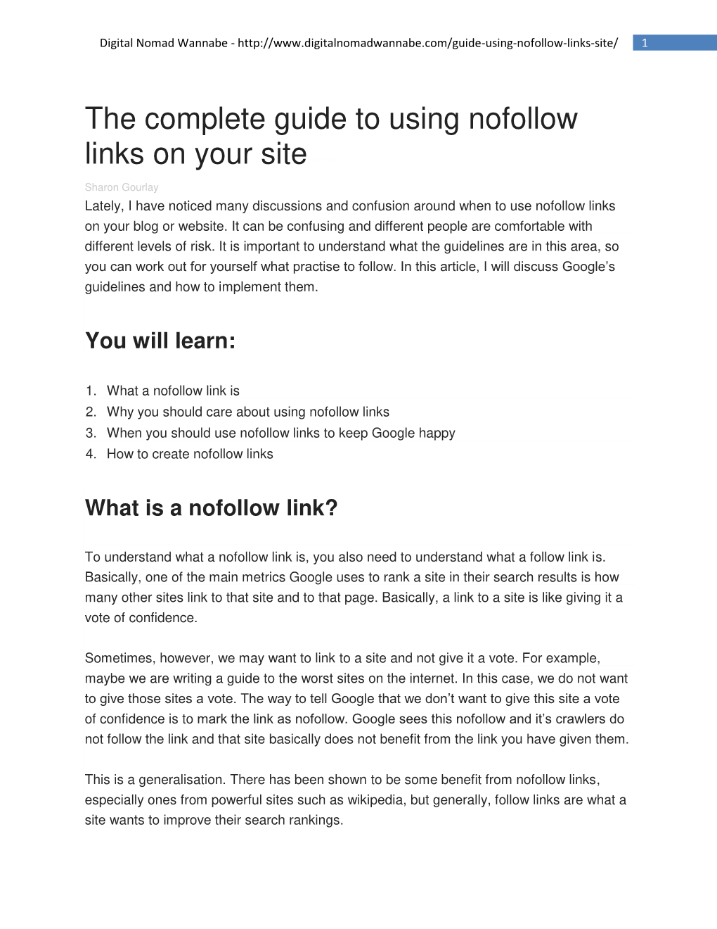 When Should You Use Nofollow Links?
