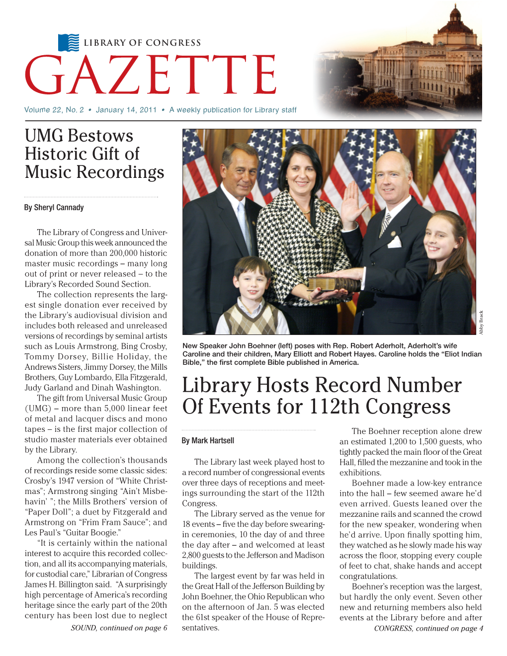 Gazette Volume 22, No