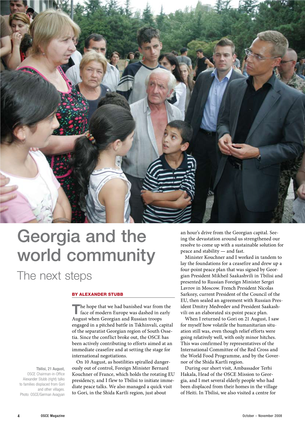 Georgia and the World Community