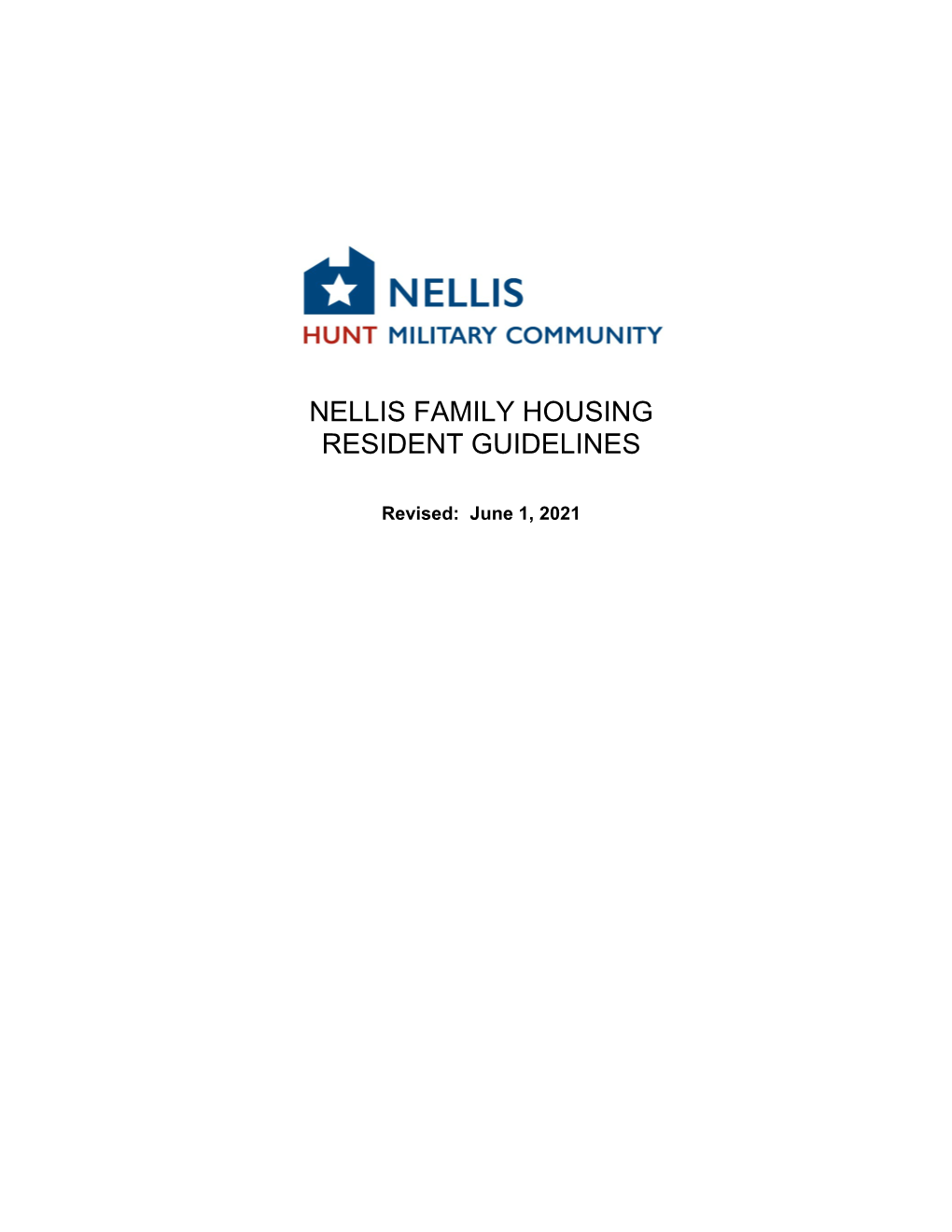 Nellis Family Housing Resident Guidelines