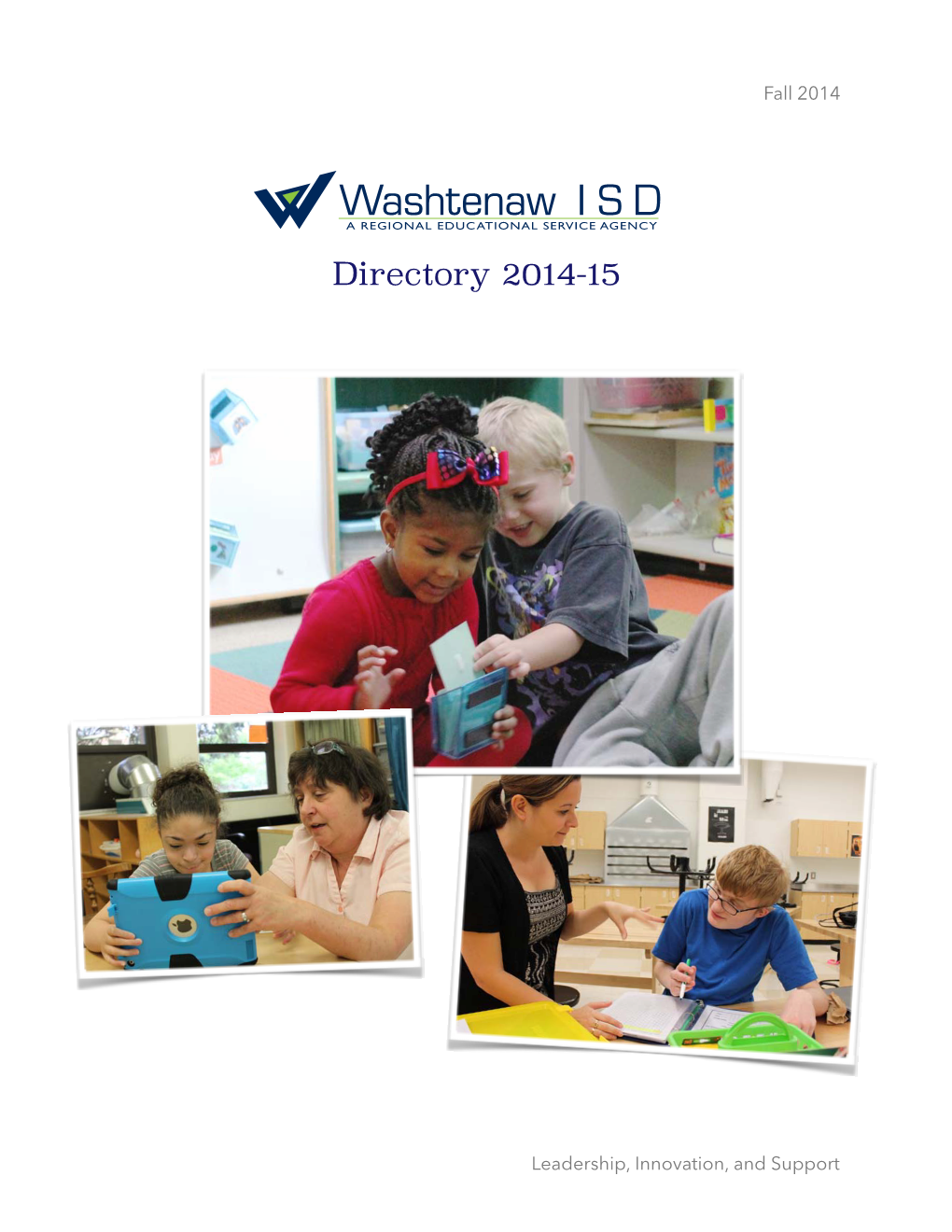 Washtenaw I S D a REGIONAL EDUCATIONAL SERVICE AGENCY Directory 2014-15
