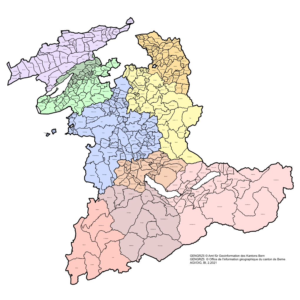 GENGRZ5 © Amt Für Geoinformation Des Kantons Bern GENGRZ5 © Office De L'information Géographique Du Canton De Berne AGI/OIG, Bl, 2.2021 Lauenen