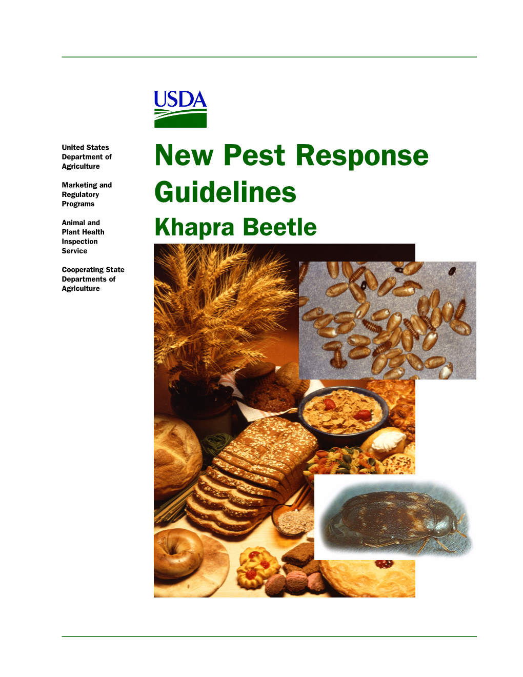 New Pest Response Guidelines Khapra Beetle