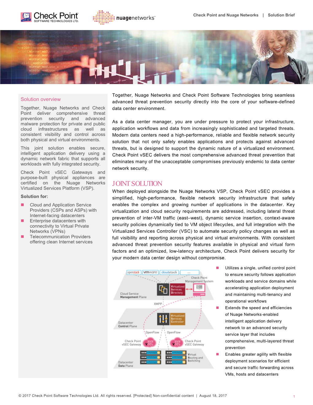 Check Point Nuage Networks Solution Brief