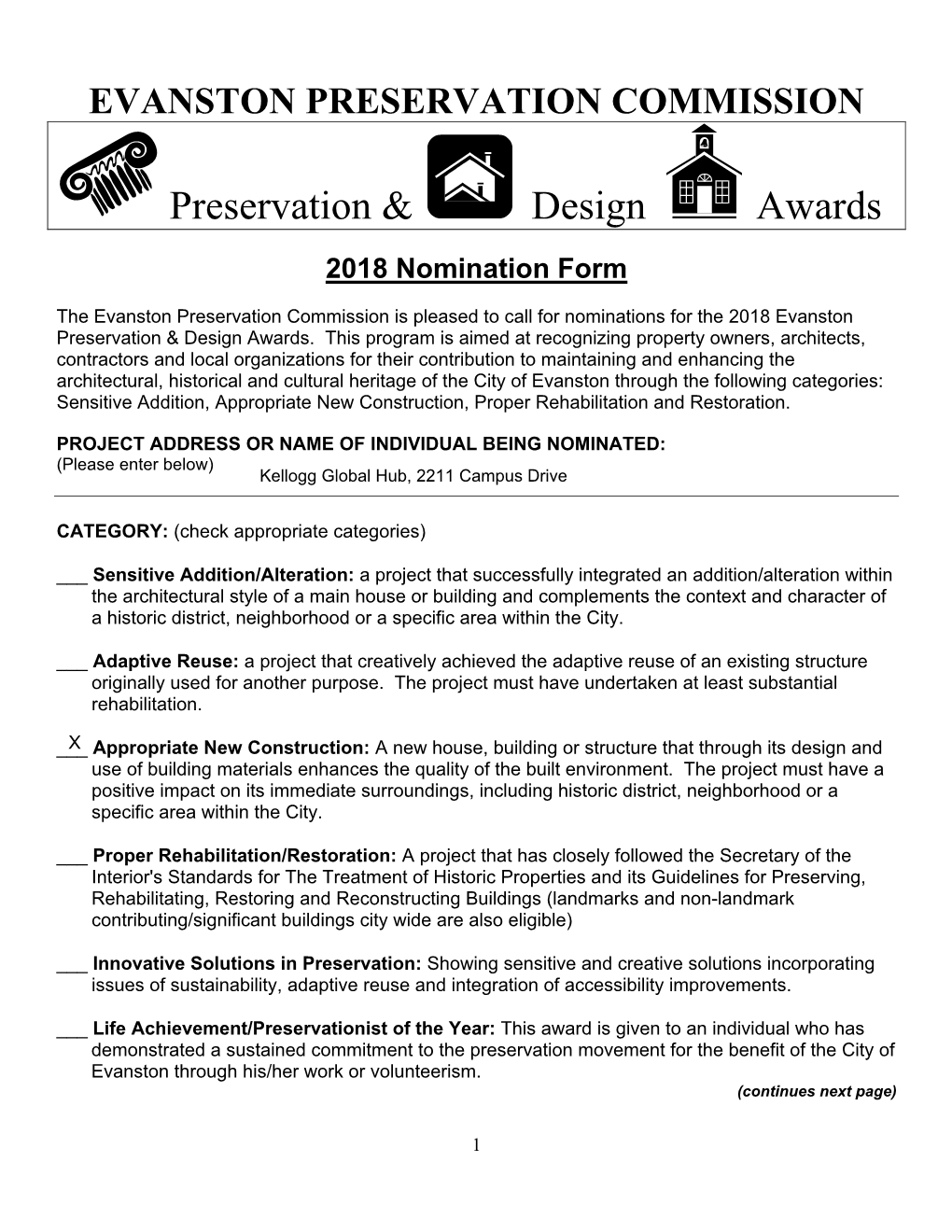 1997 Evanston Preservation Awards