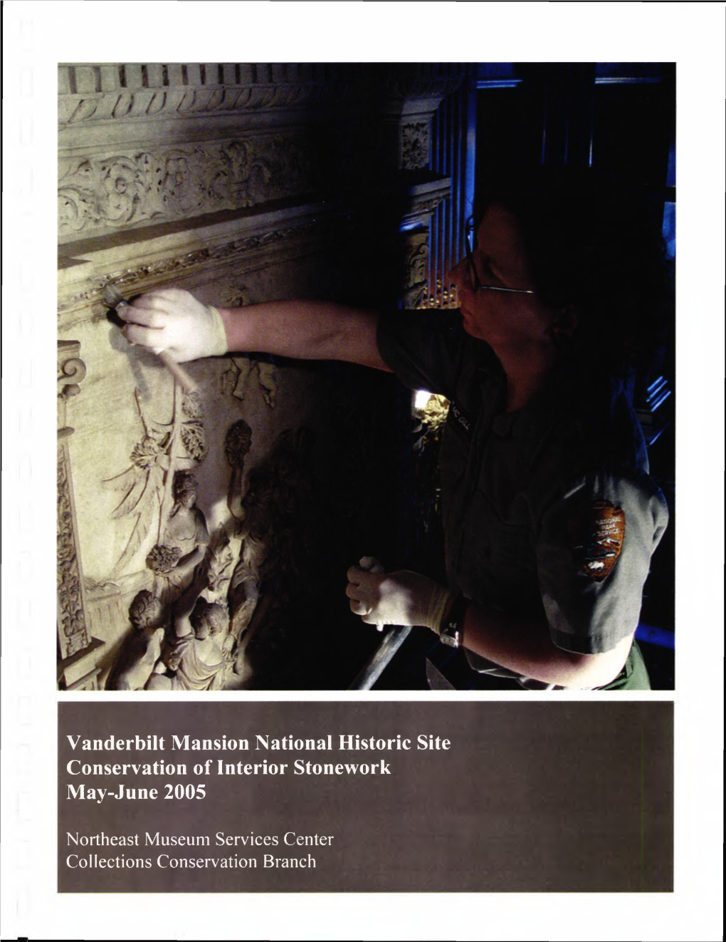 Conservation of Interior Stonework, Vanderbilt Mansion National Historic Site