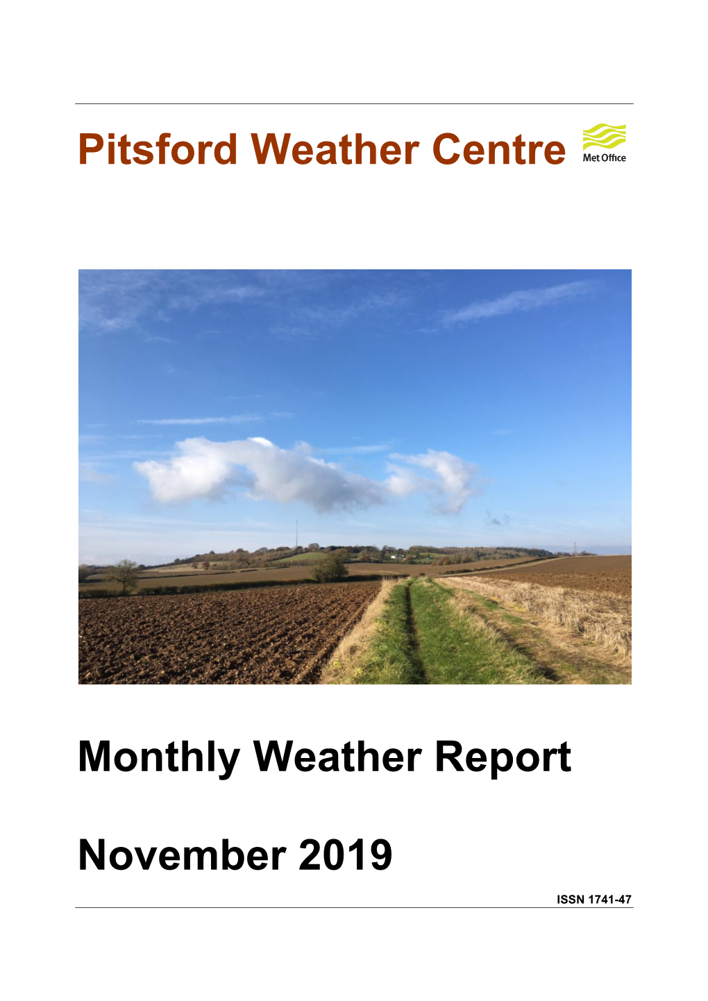 Monthly Weather Report Of