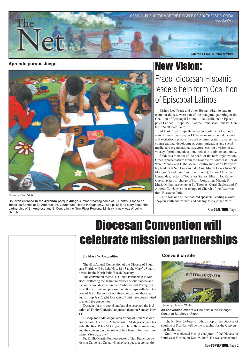 Diocesan Convention Will Celebrate Mission Partnerships