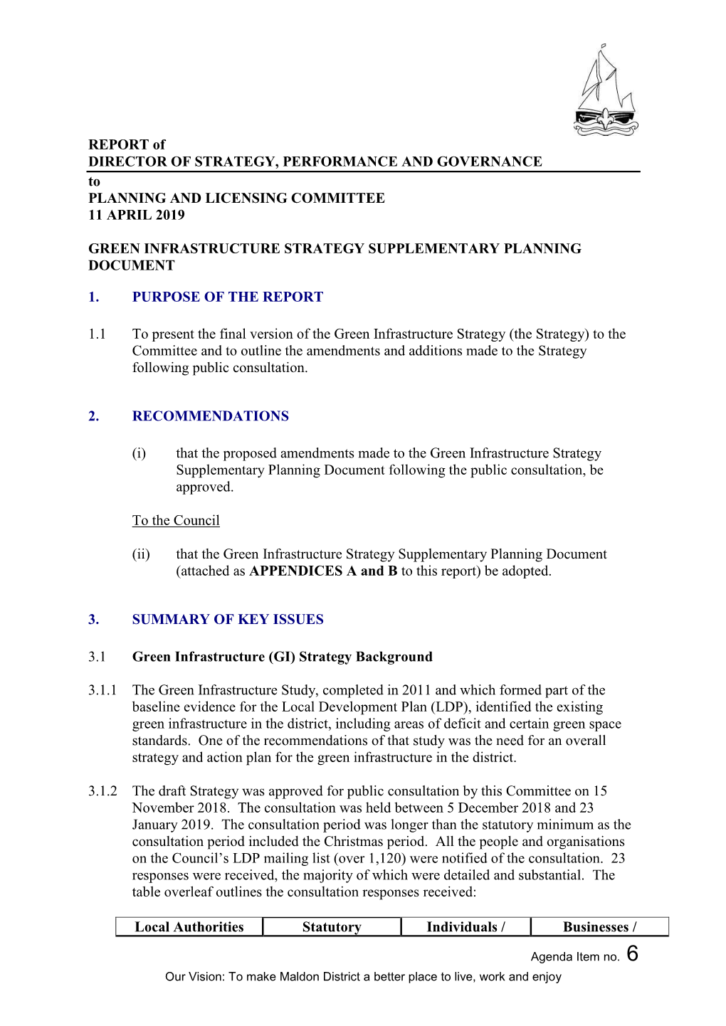 Green Infrastructure Strategy Supplementary Planning Document