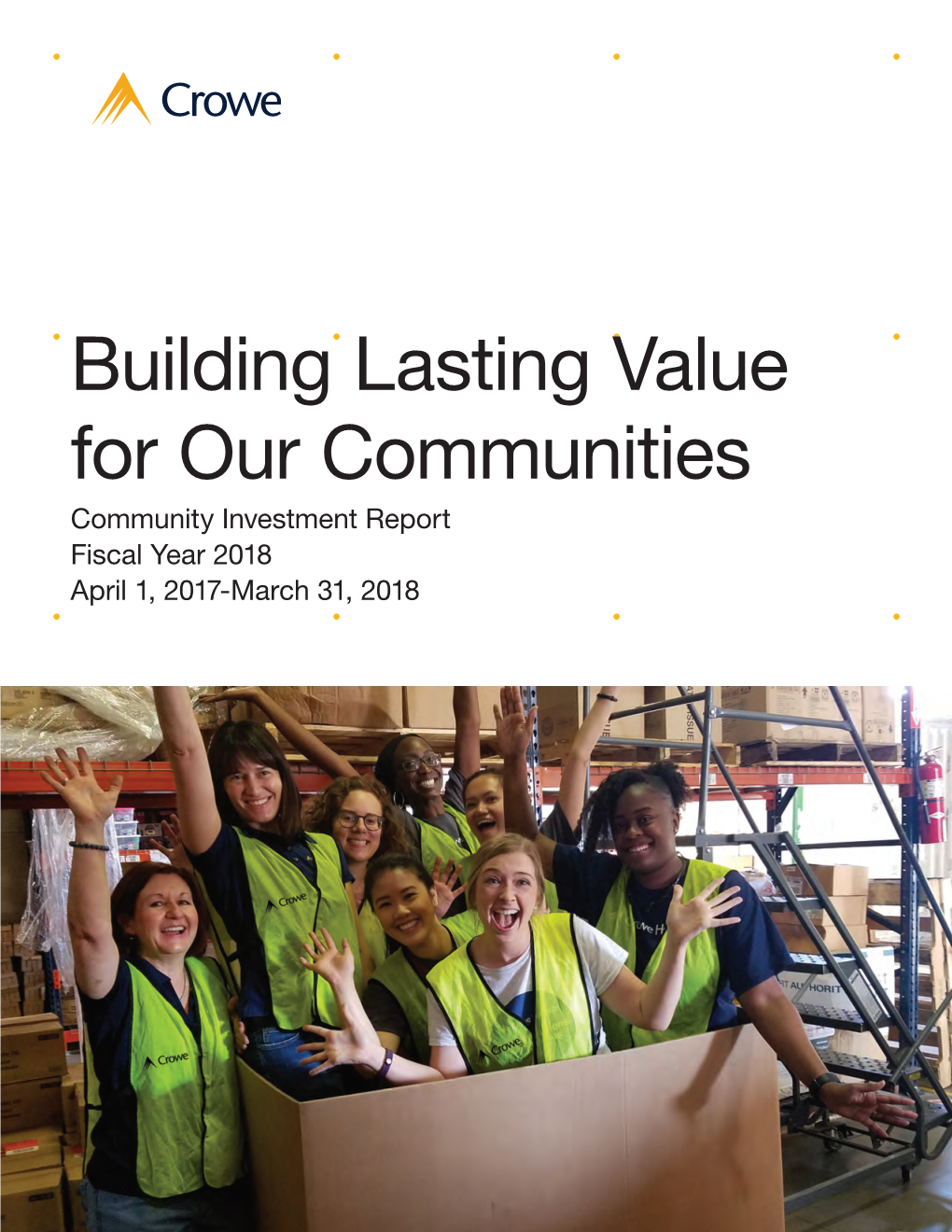 Building Lasting Value for Our Communities