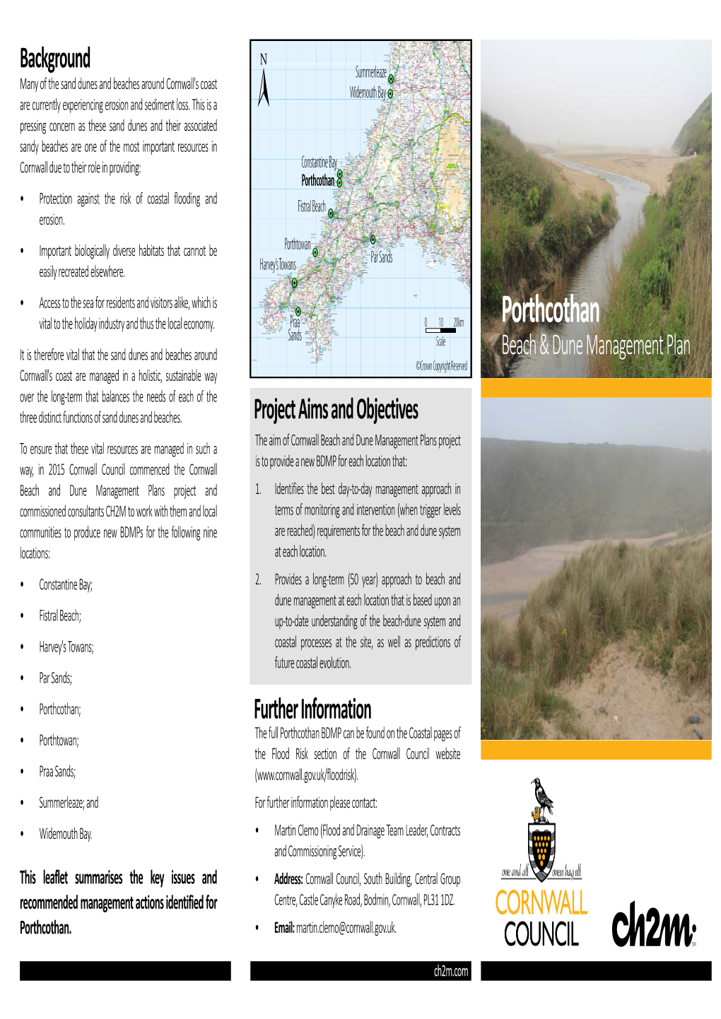 Porthcothan Protection Against the Risk of Coastal Flooding and Fistral Beach Erosion