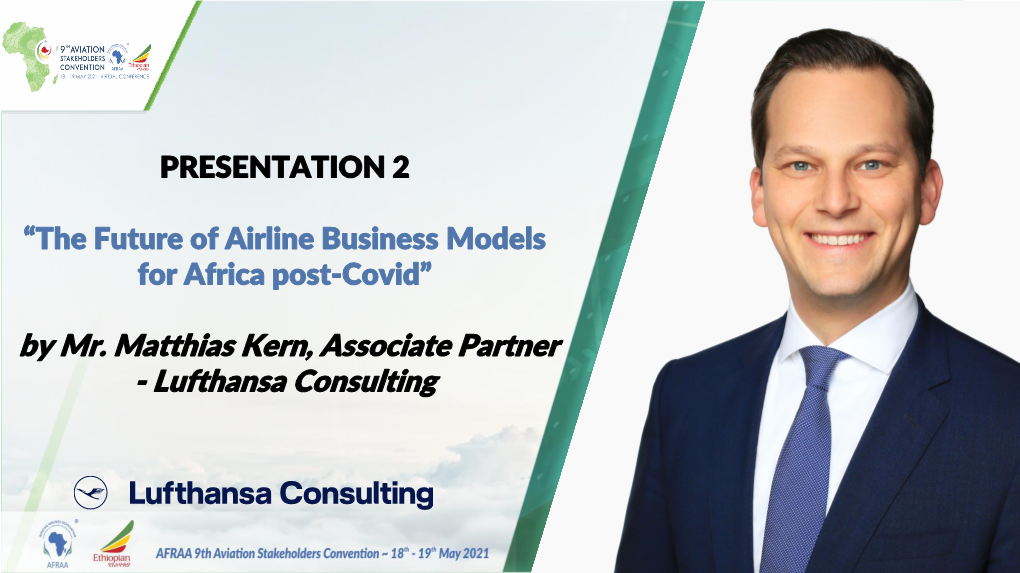 Lufthansa Consulting the Future of Airline Business Models for Africa Post-COVID