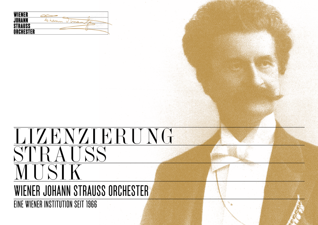 Lizenzierung Strauss Musik