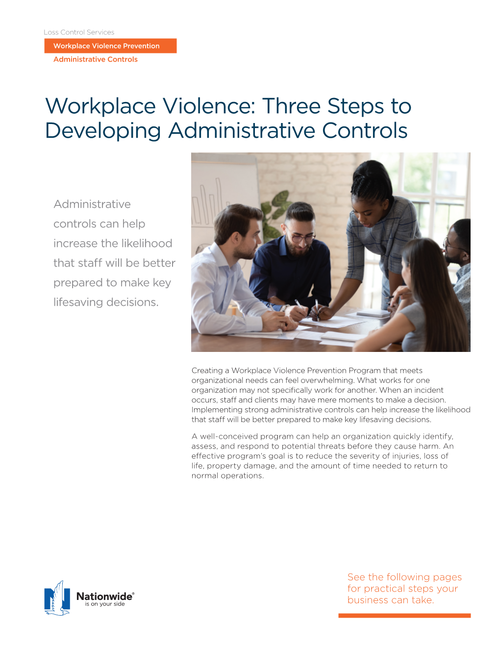 Workplace Violence: Three Steps to Developing Administrative Controls