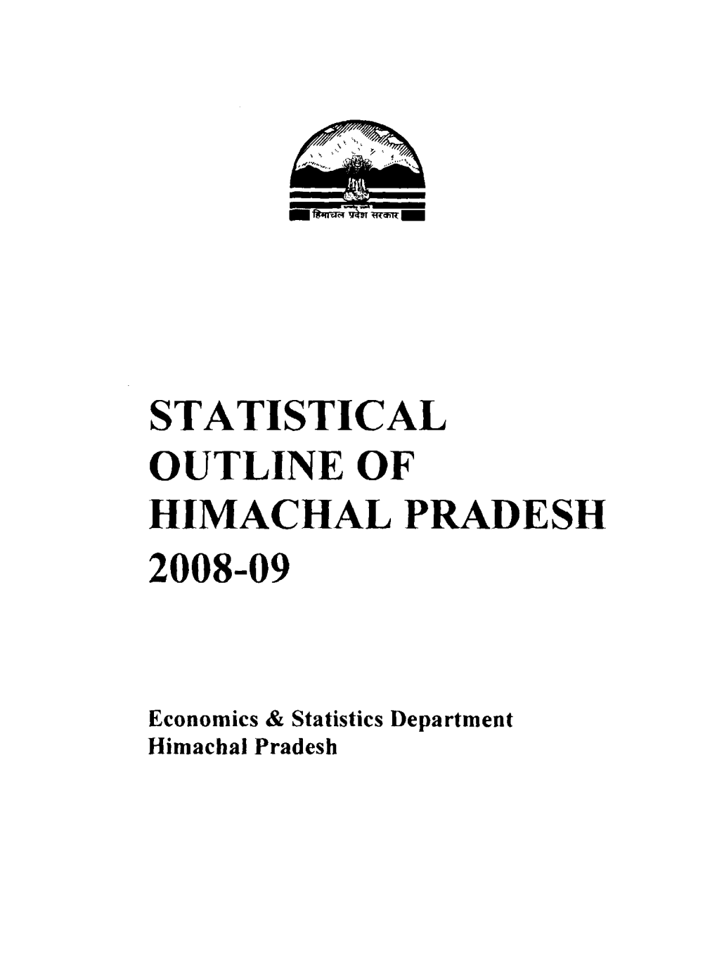 Statistical Outline of Himachal Pradesh 2008-09