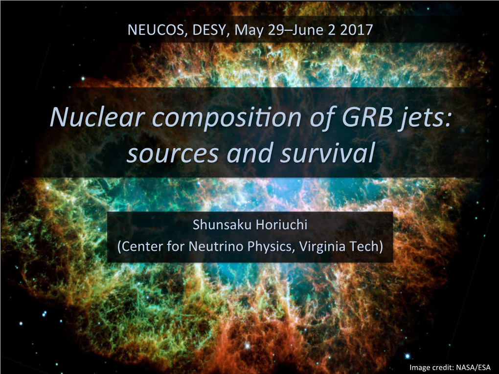 Nuclear Composifion of GRB Jets