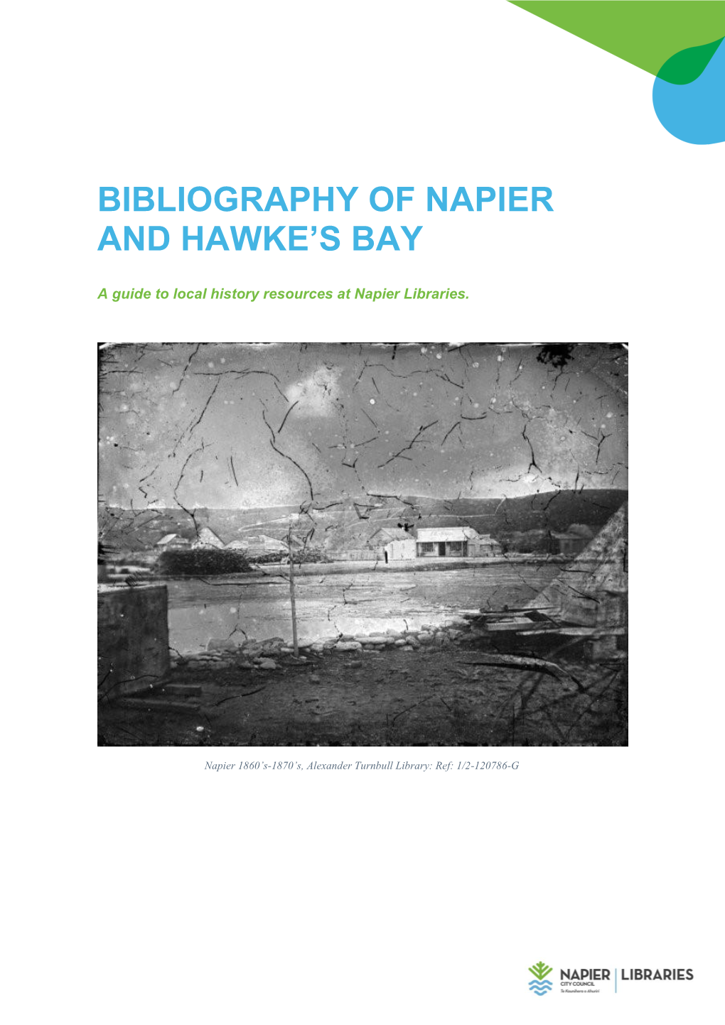 Bibliography of Napier and Hawke's