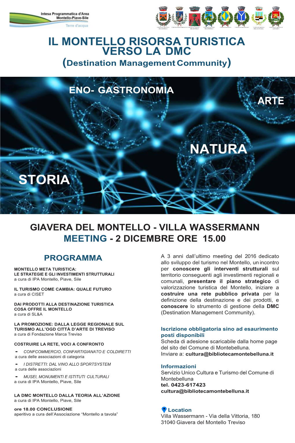 Giavera Del Montello - Villa Wassermann Meeting - 2 Dicembre Ore 15.00