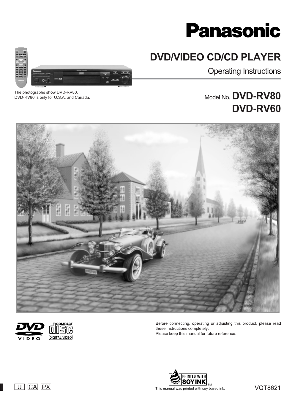Dvd/Video Cd/Cd Player Dvd-Rv60