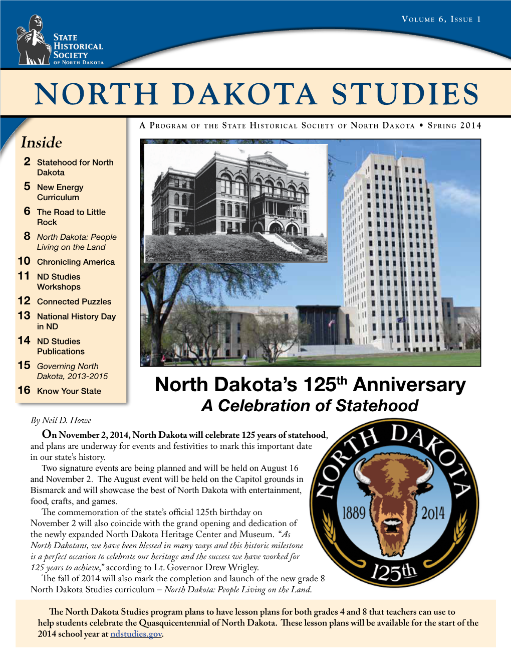 ND Newsletter Spring 2014