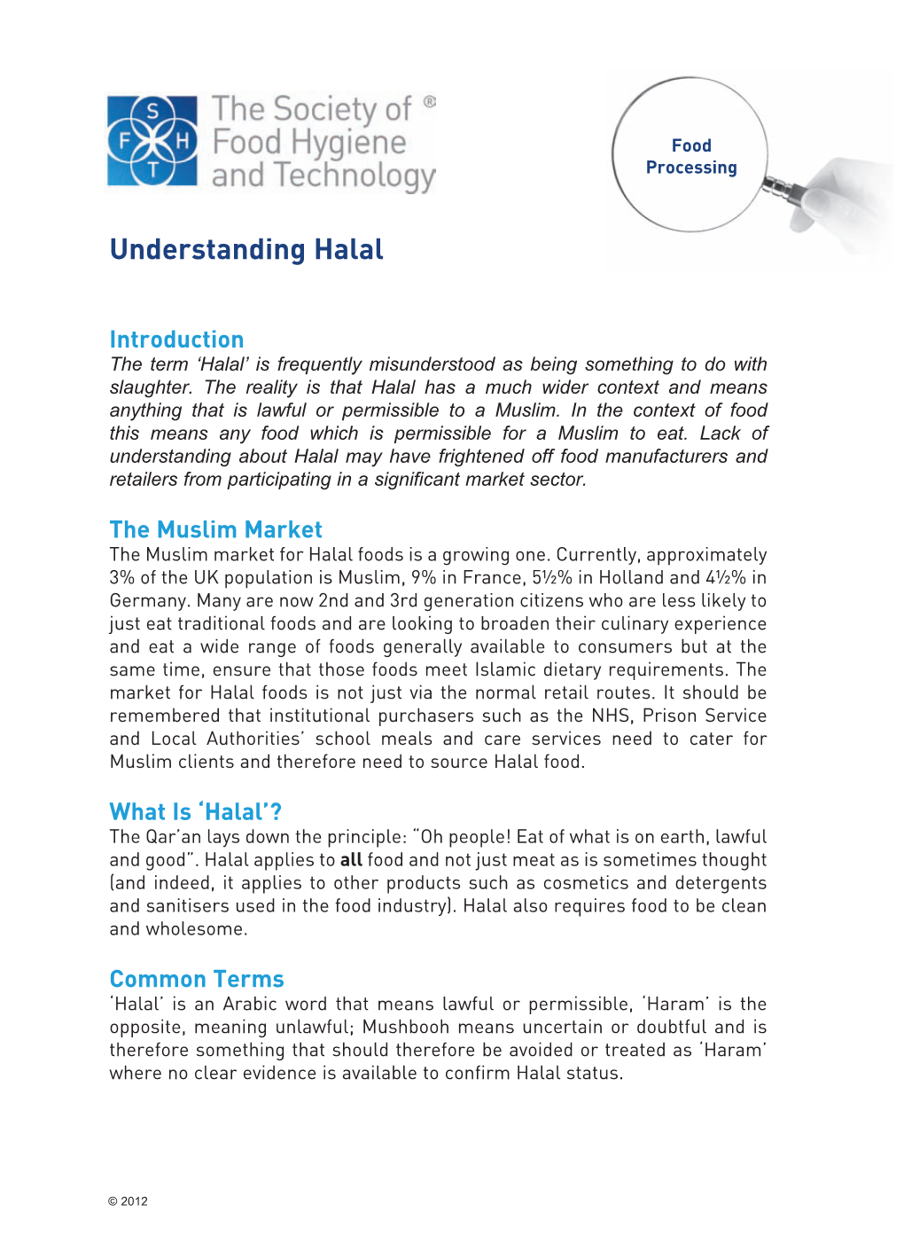 Understanding Halal