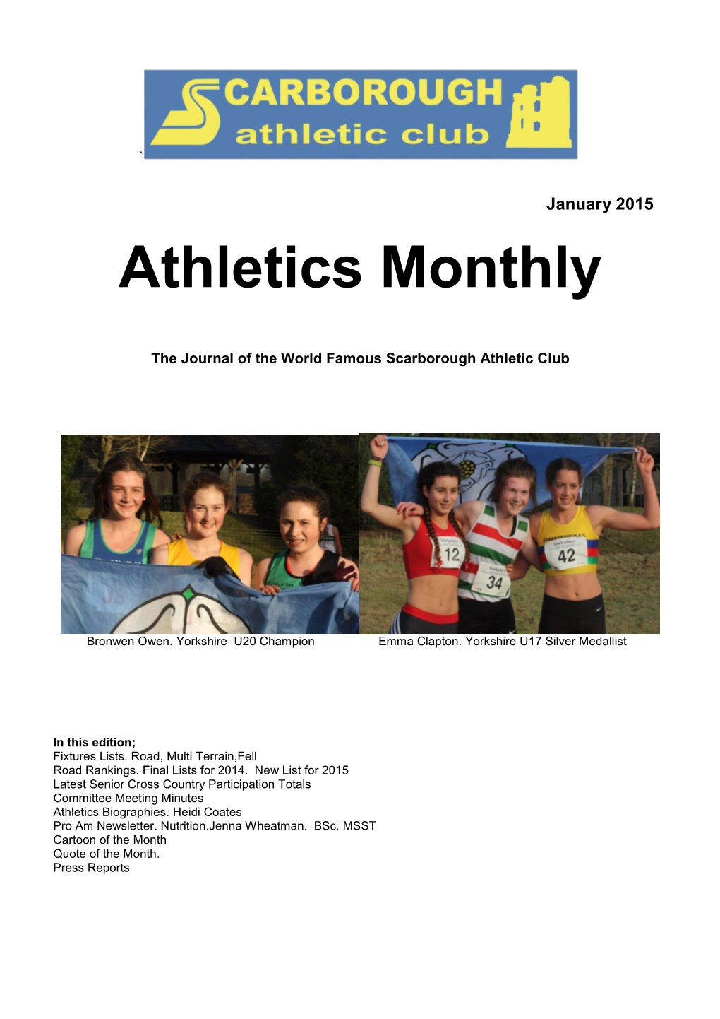 Athletics Monthly