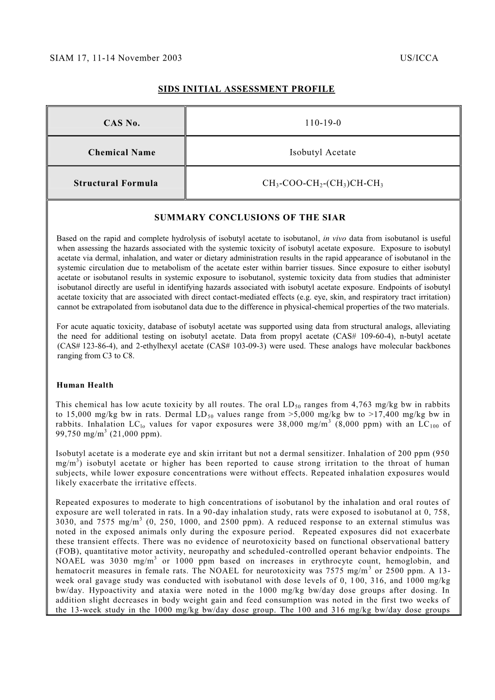 Sids Initial Assessment Profile