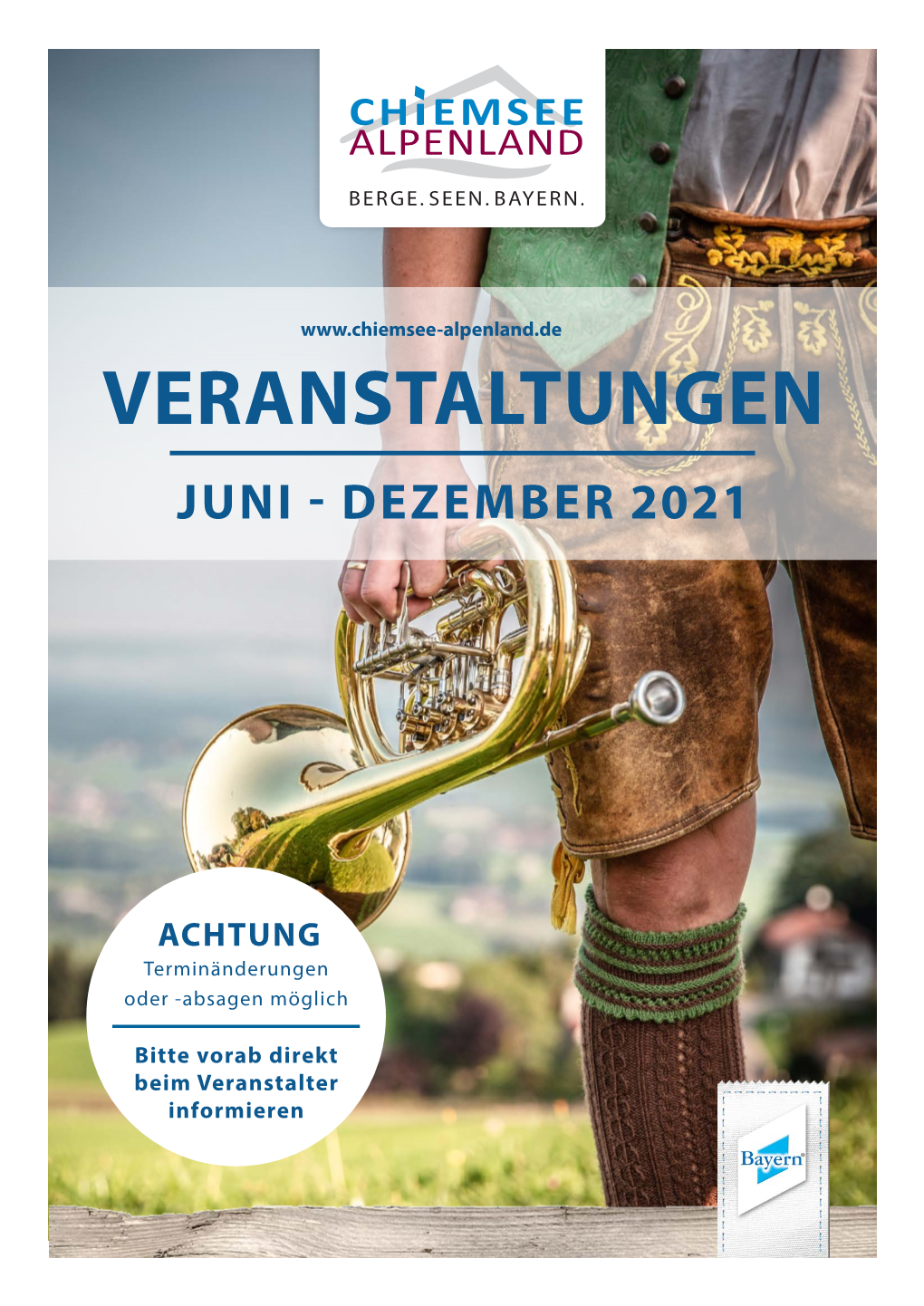 Veranstaltungen Juni - Dezember 2021