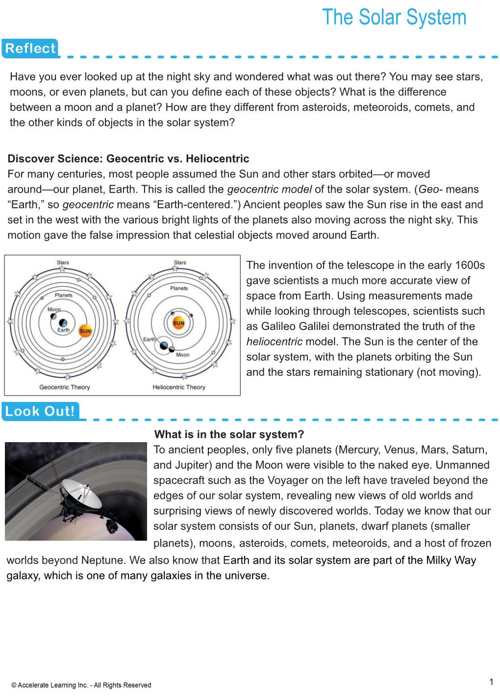 The Solar System