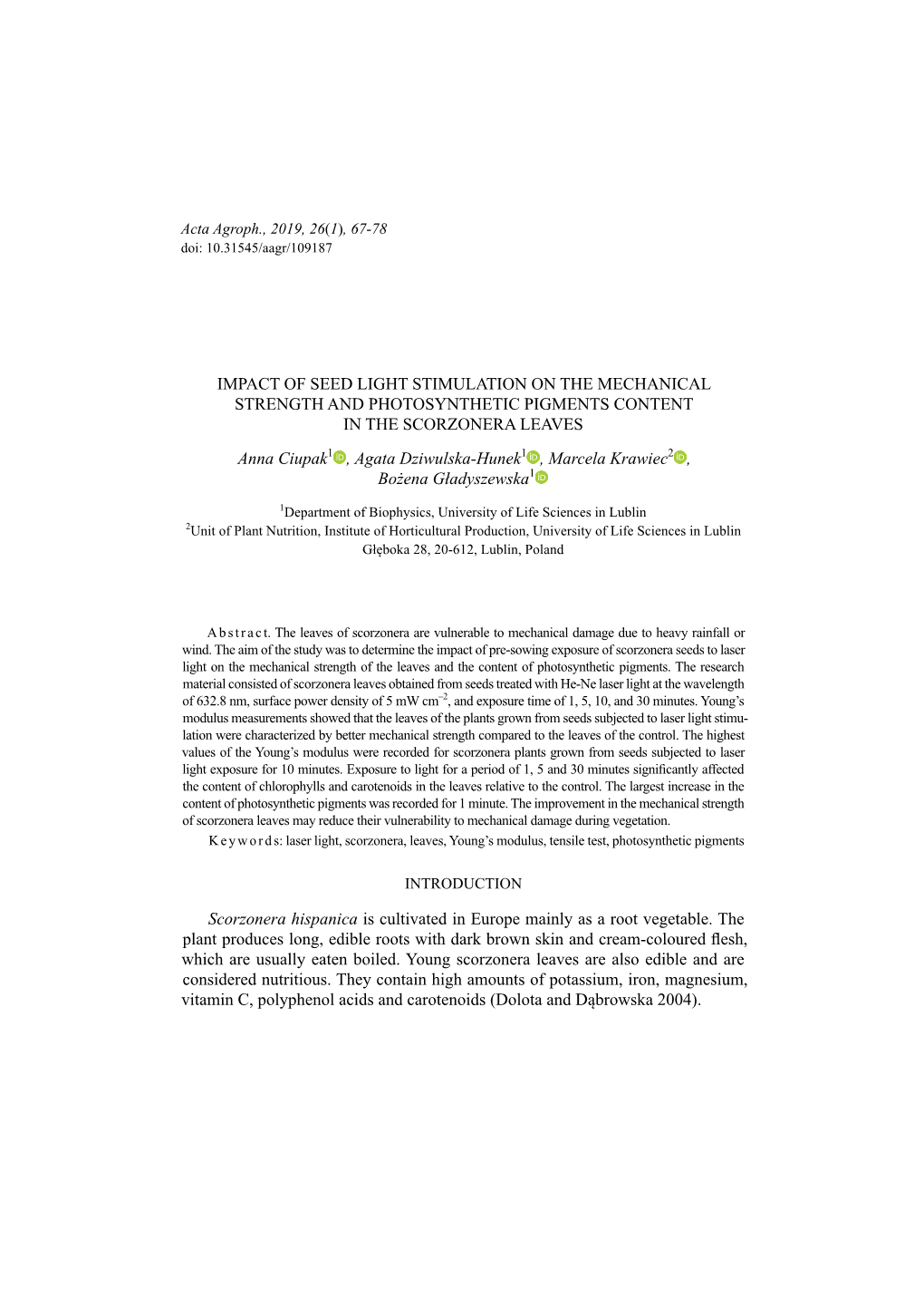 Impact of Seed Light Stimulation on The