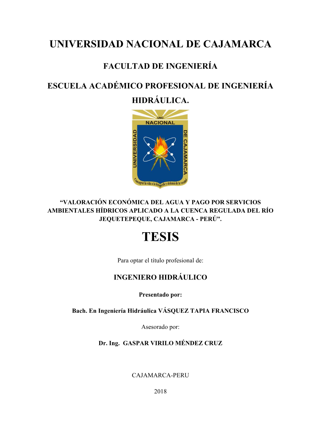 TESIS VALORACION ECONOMICA DEL AGUA FVT .Pdf (6.104Mb)