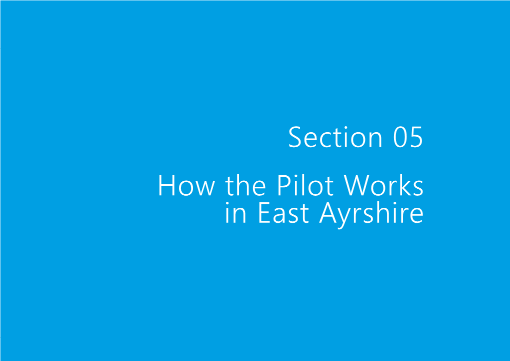 Section 05 How the Pilot Works in East Ayrshire