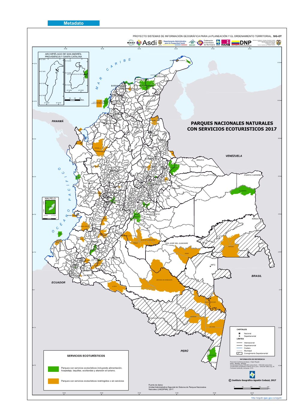 Parques Nacionales Naturales Con Servicios