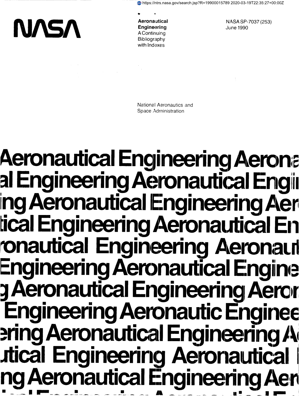 Nj/ SA a Continuing Bibliography with Indexes