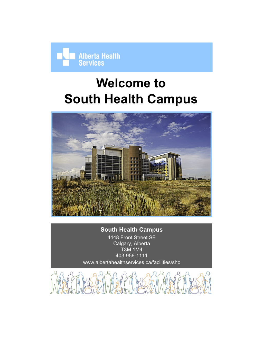 South Health Campus, Patient Welcome Booklet