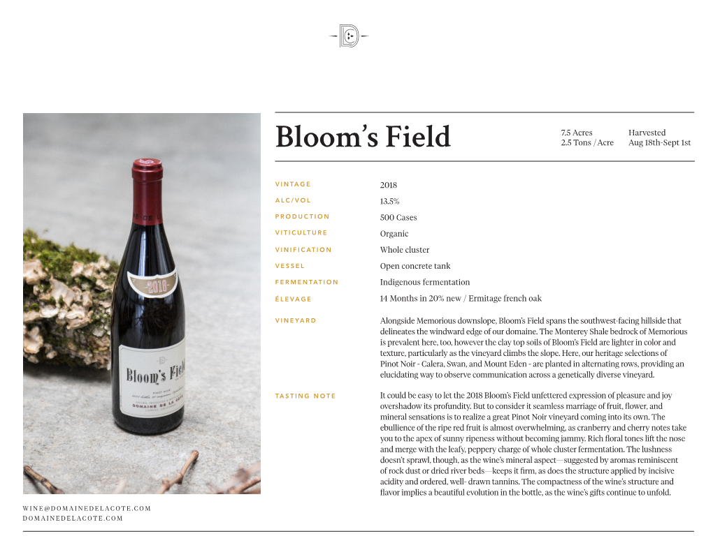 Bloom's Field