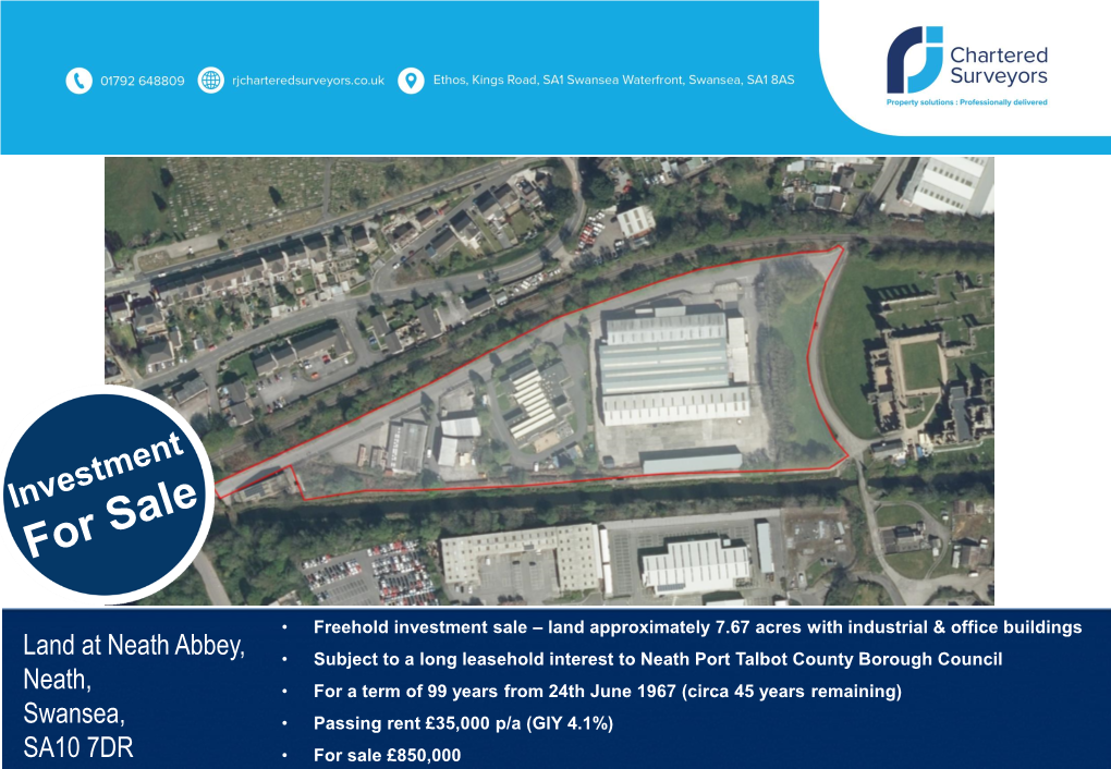 Land at Neath Abbey, Neath, Swansea, SA10