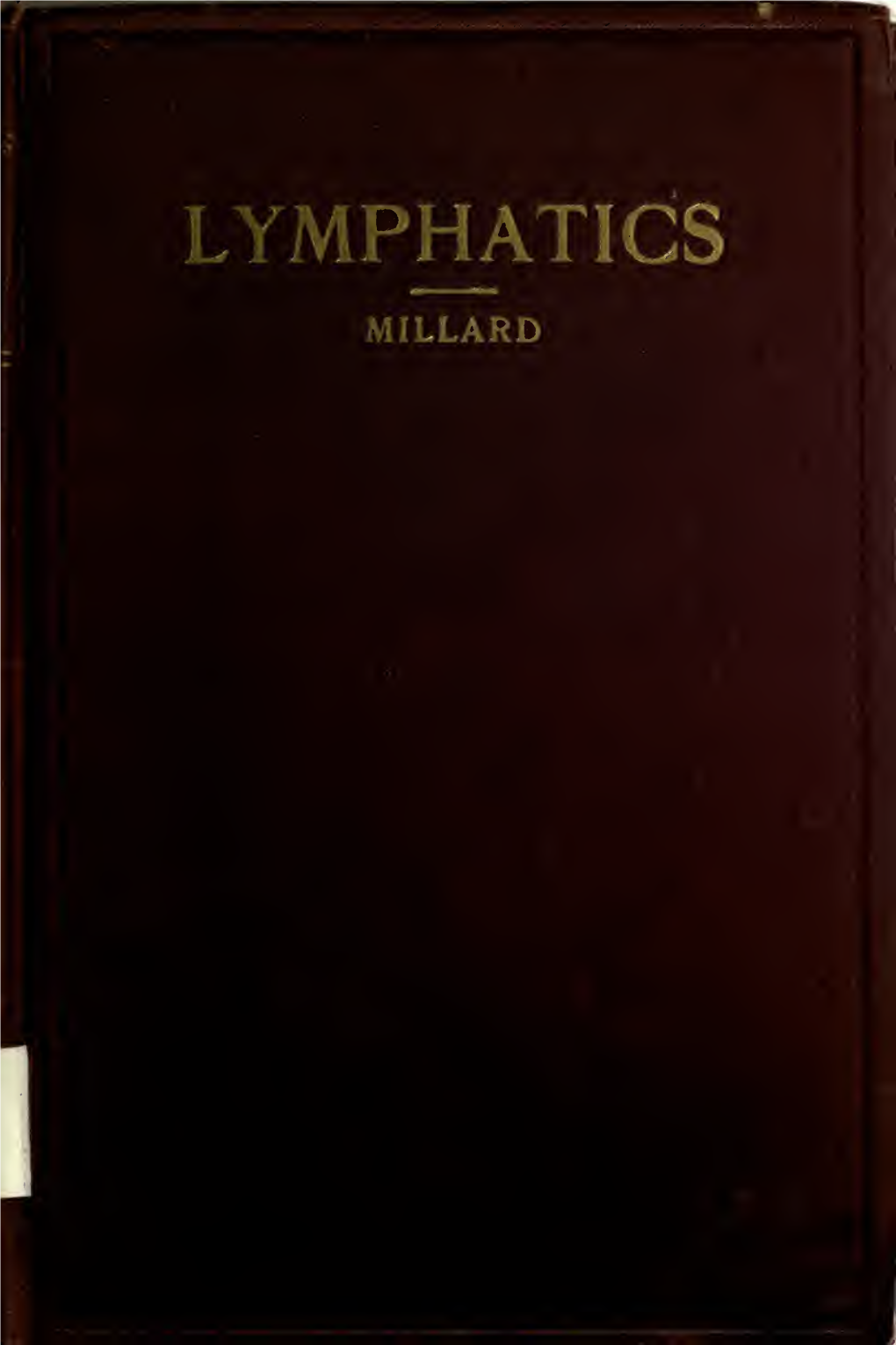 Applied Anatomy of the Lymphatics'