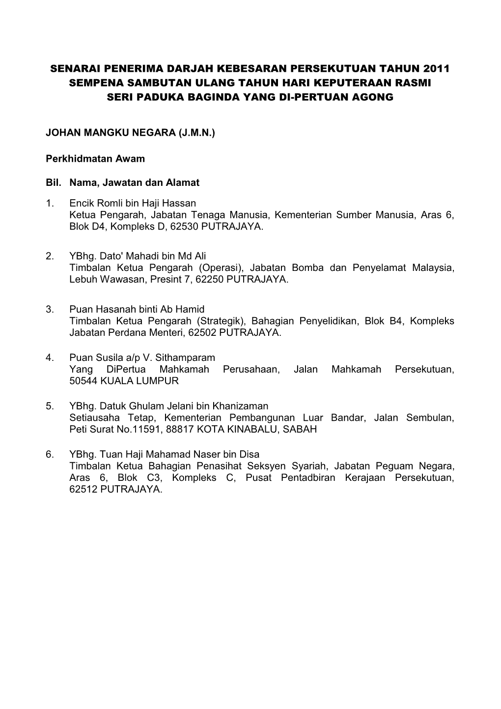 Johan Mangku Negara (J.M.N)