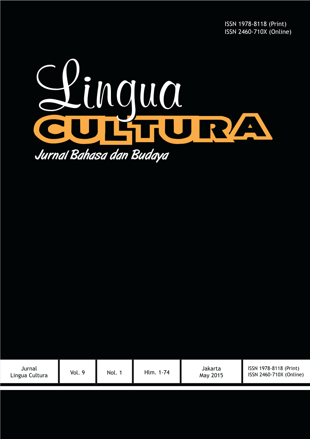 Jurnal Bahasa Dan Budaya