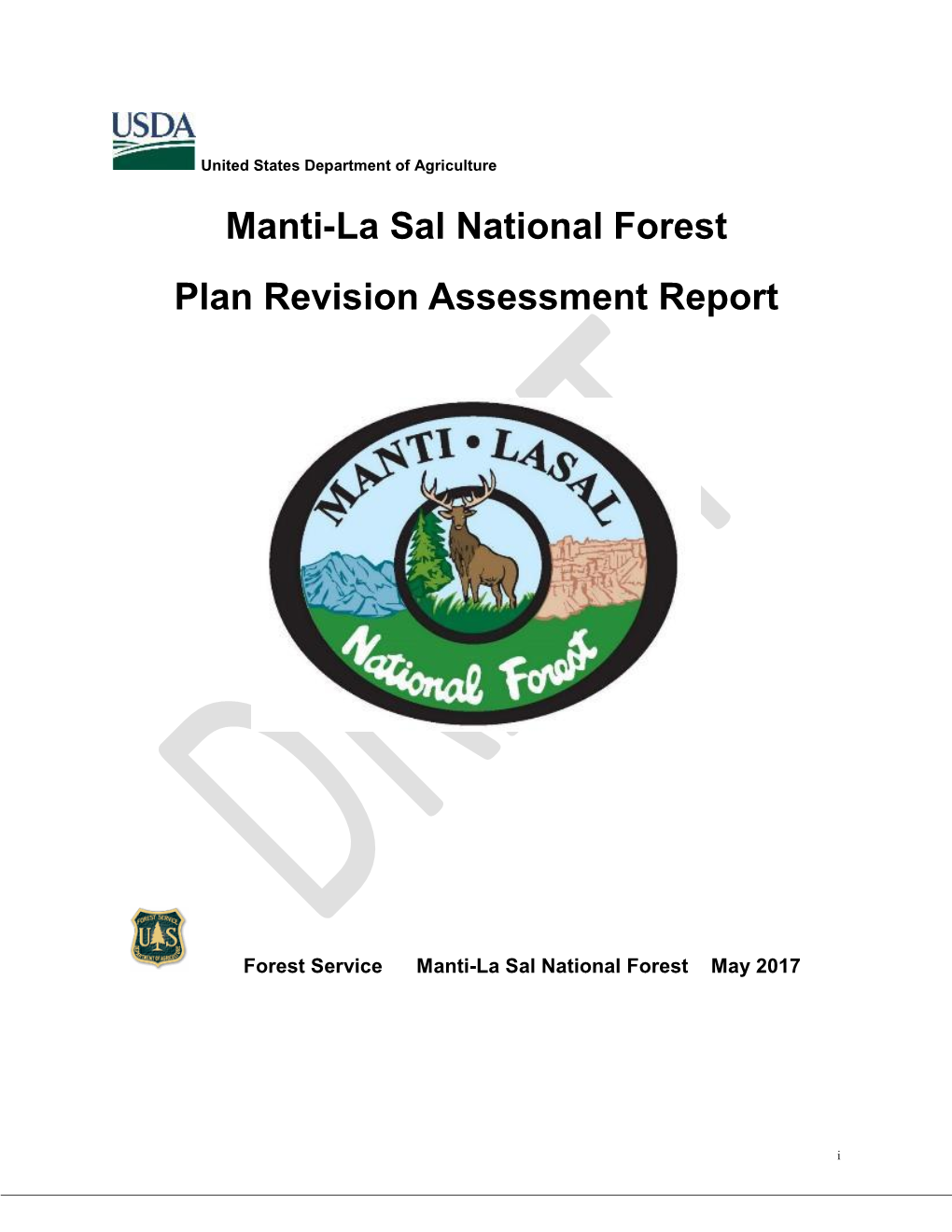 Manti-La Sal National Forest Plan Revision Assessment Report